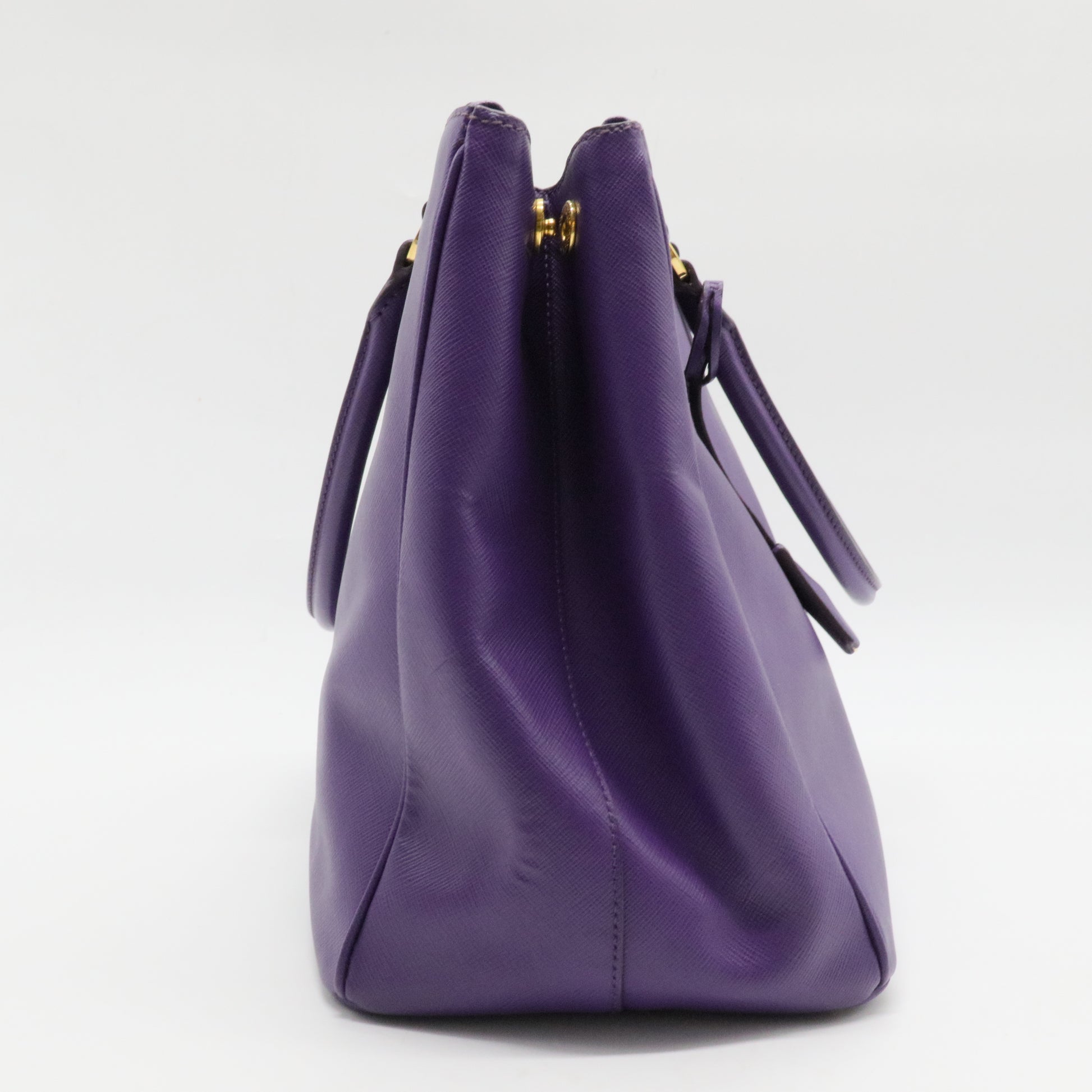 Galleria Double Zip Tote Saffiano Leather Medium