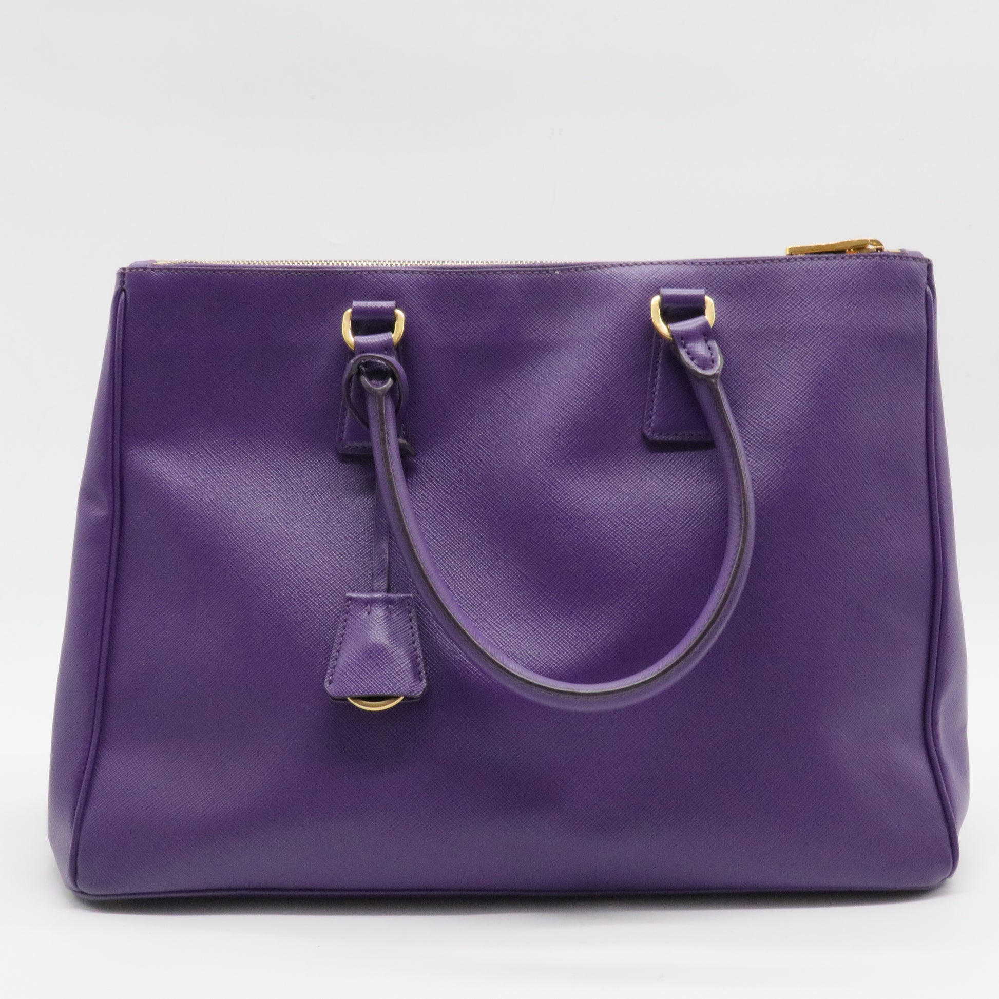 Galleria Double Zip Tote Saffiano Leather Medium