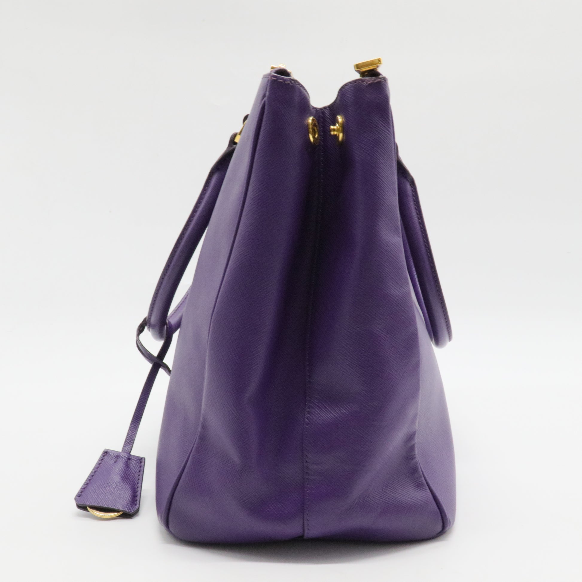 Galleria Double Zip Tote Saffiano Leather Medium