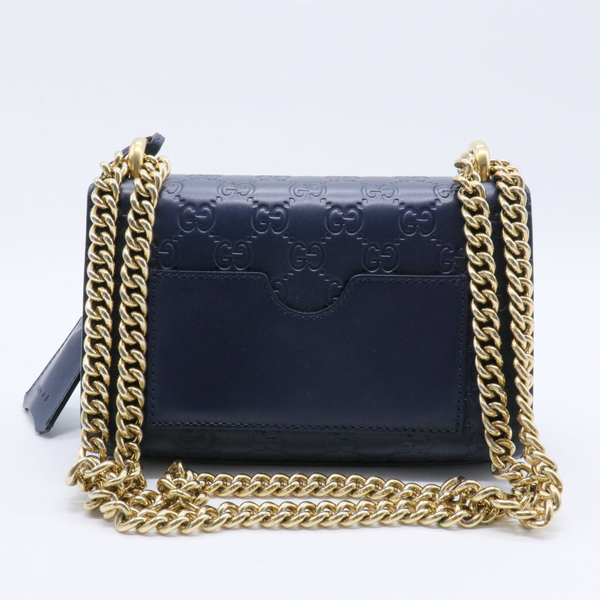 Padlock Shoulder Bag Guccissima Leather Small