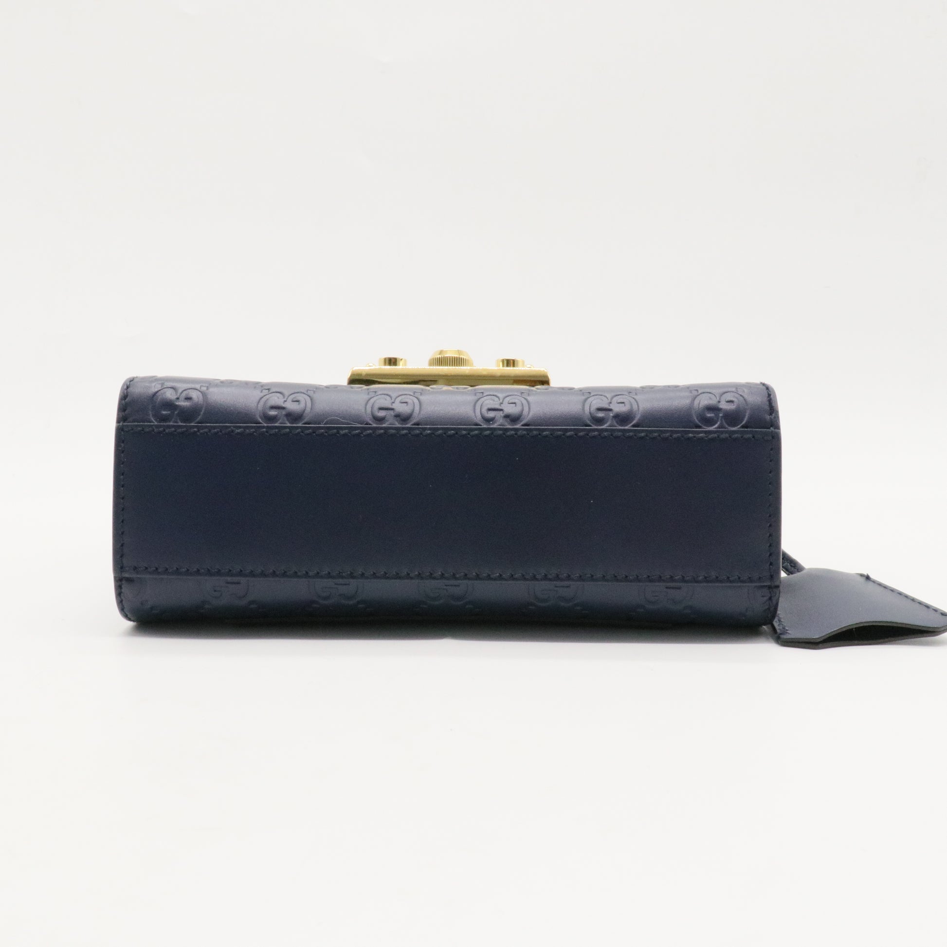 Padlock Shoulder Bag Guccissima Leather Small