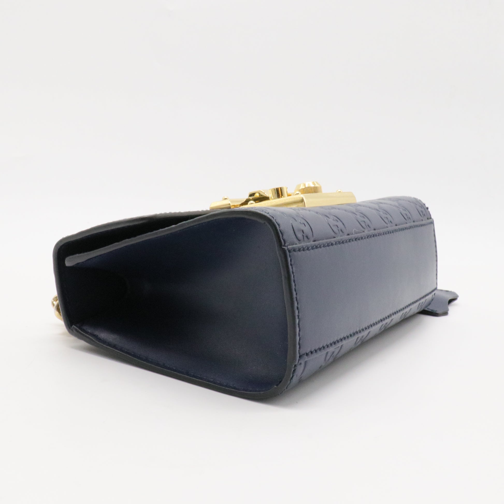 Padlock Shoulder Bag Guccissima Leather Small