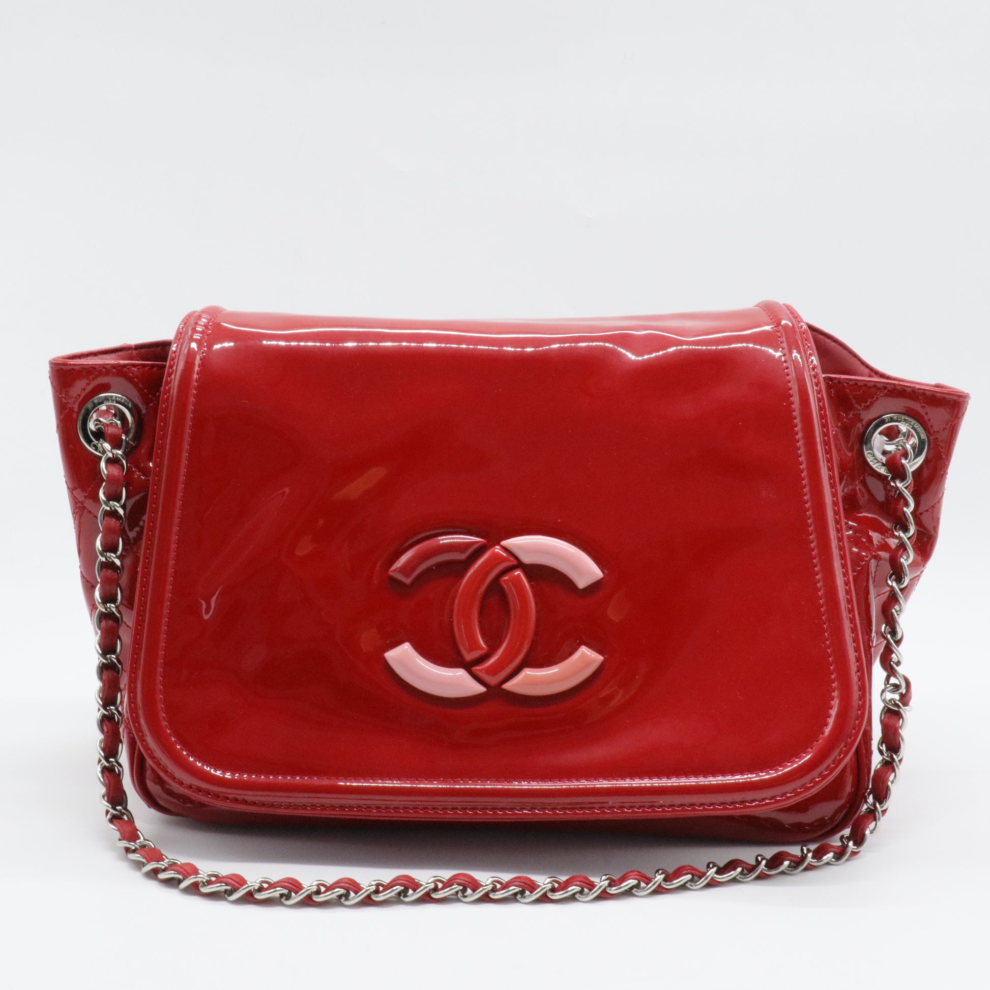 Paris-Vernice Lipstick Accordion Flap Bag
