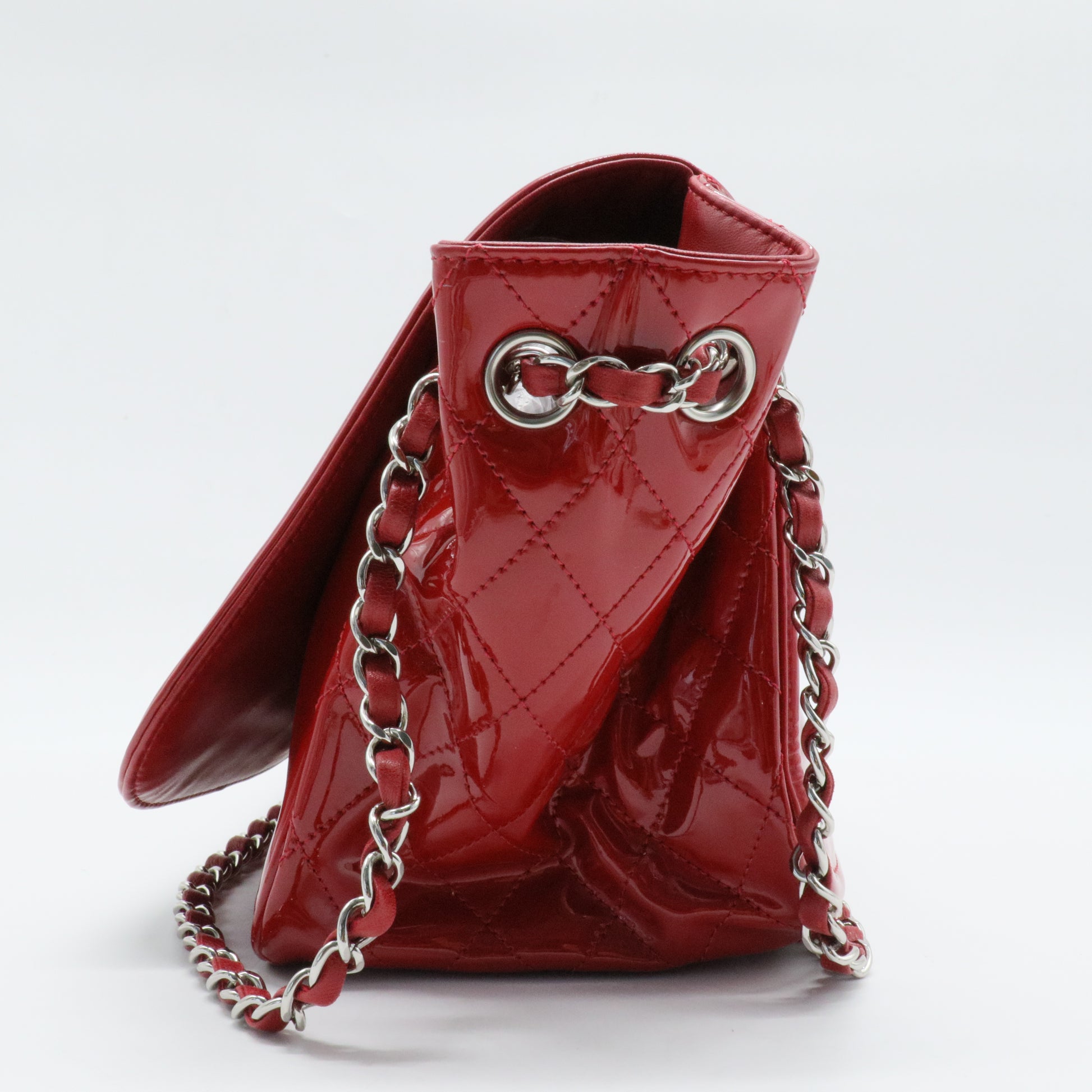Paris-Vernice Lipstick Accordion Flap Bag