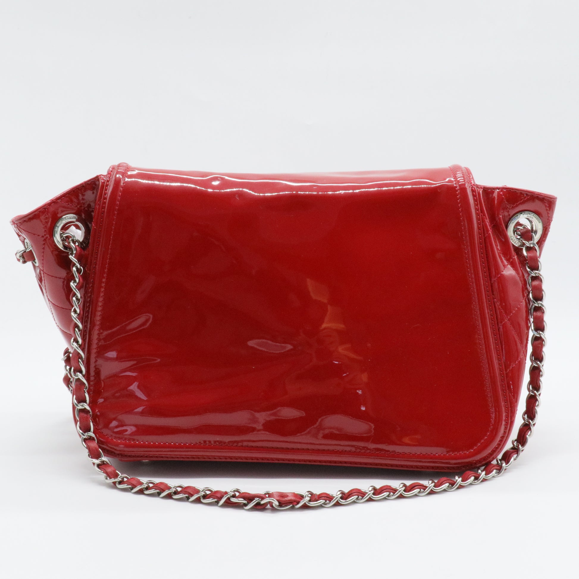 Paris-Vernice Lipstick Accordion Flap Bag
