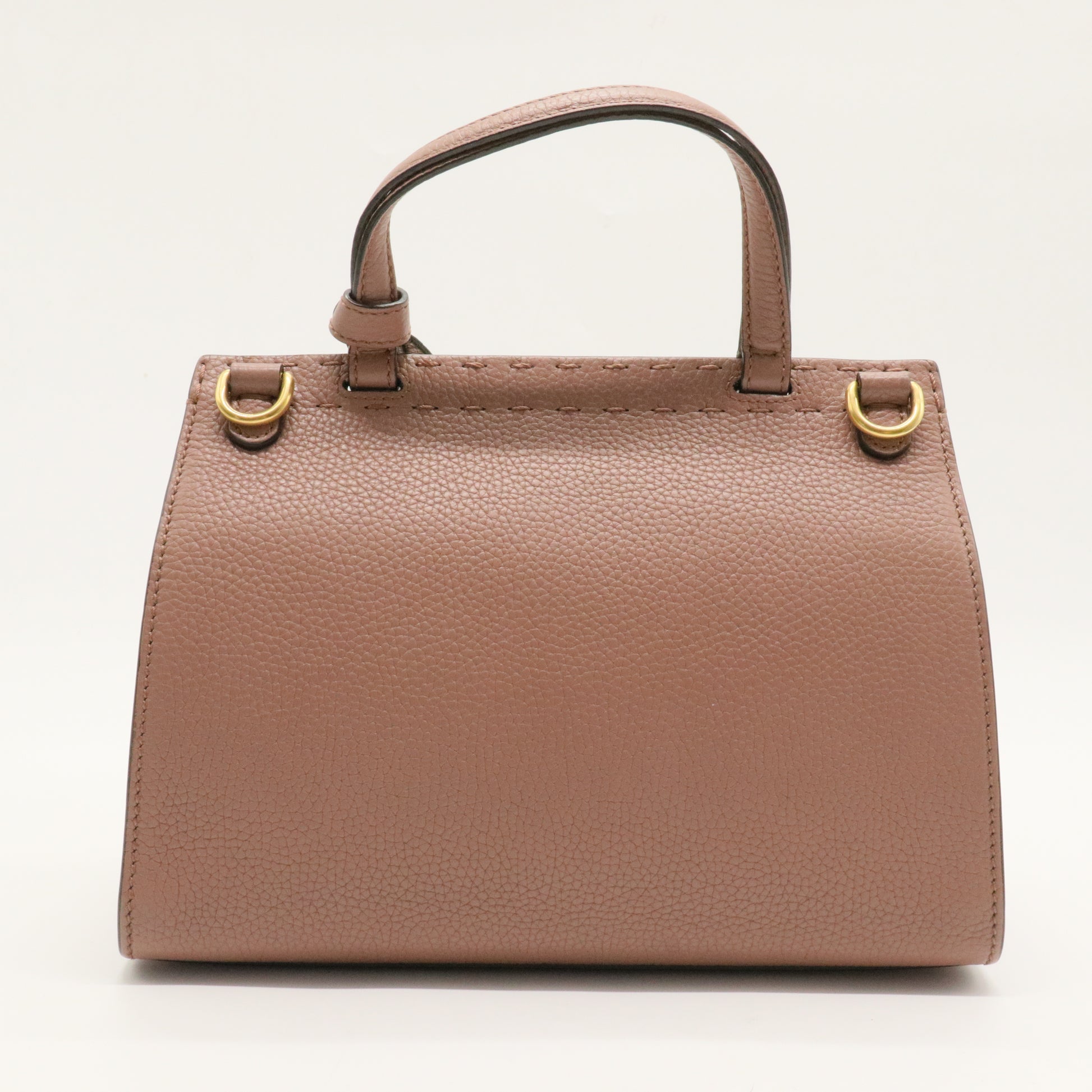 GG Marmont Top Handle Bag Leather Small