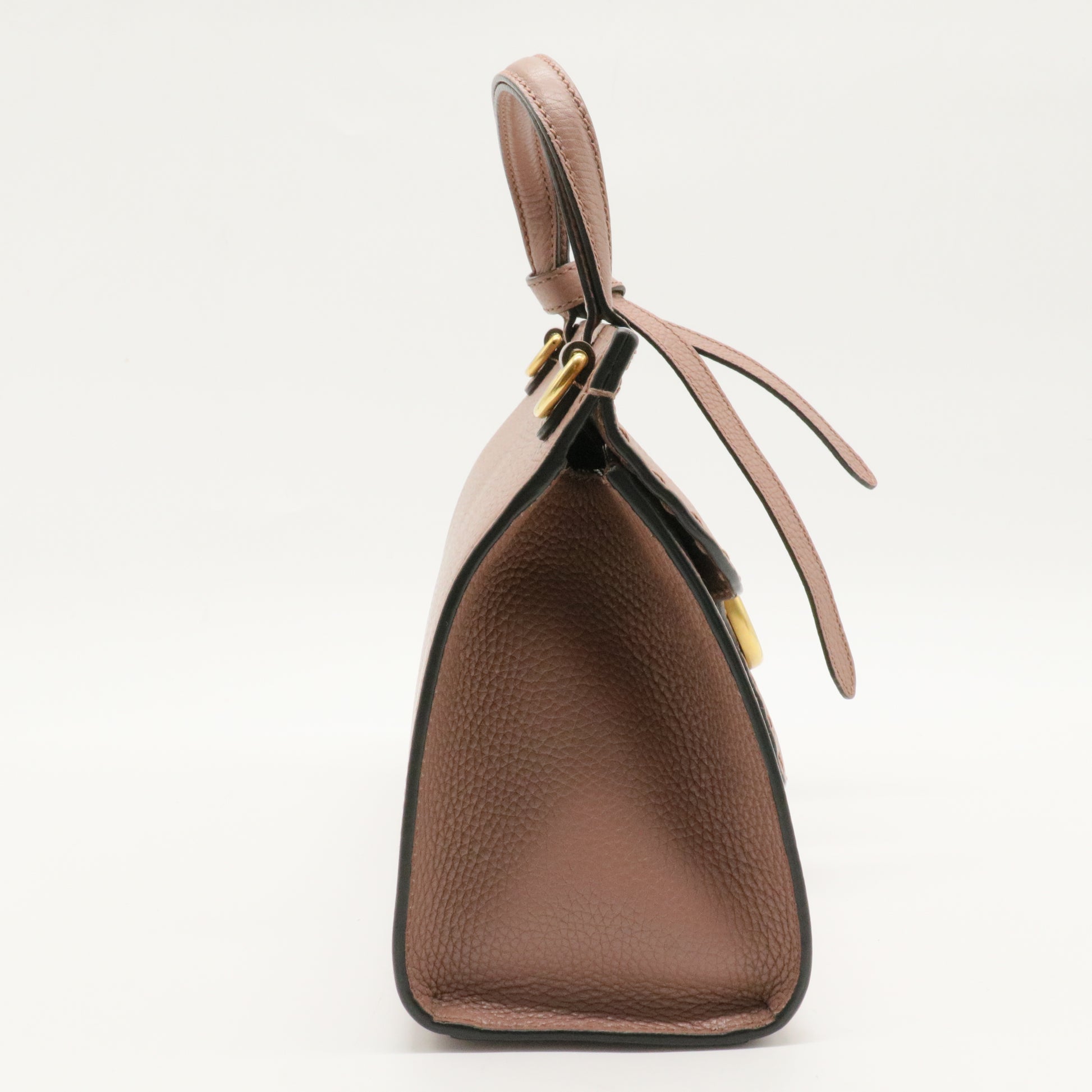 GG Marmont Top Handle Bag Leather Small