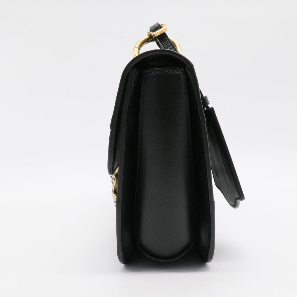 Queen Margaret Flap Bag Colorblock Leather Medium
