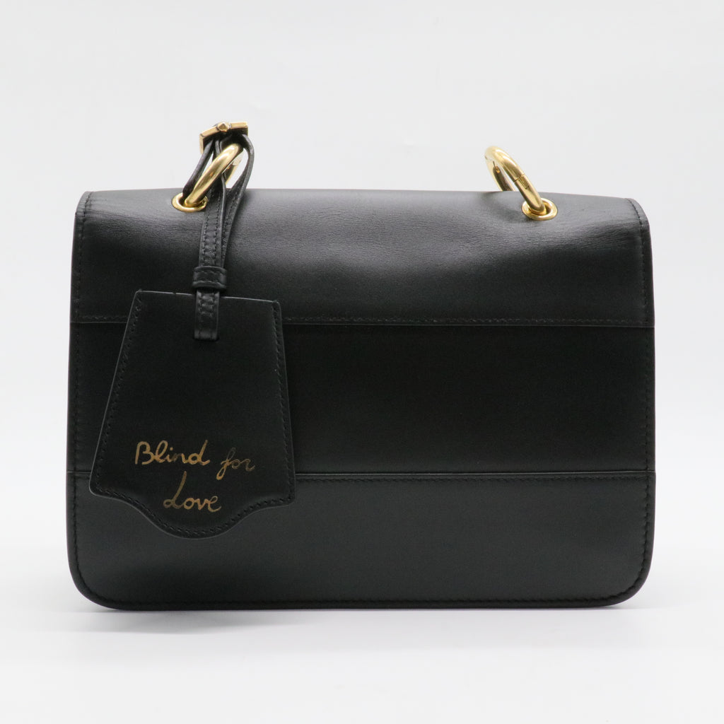 Queen Margaret Flap Bag Colorblock Leather Medium