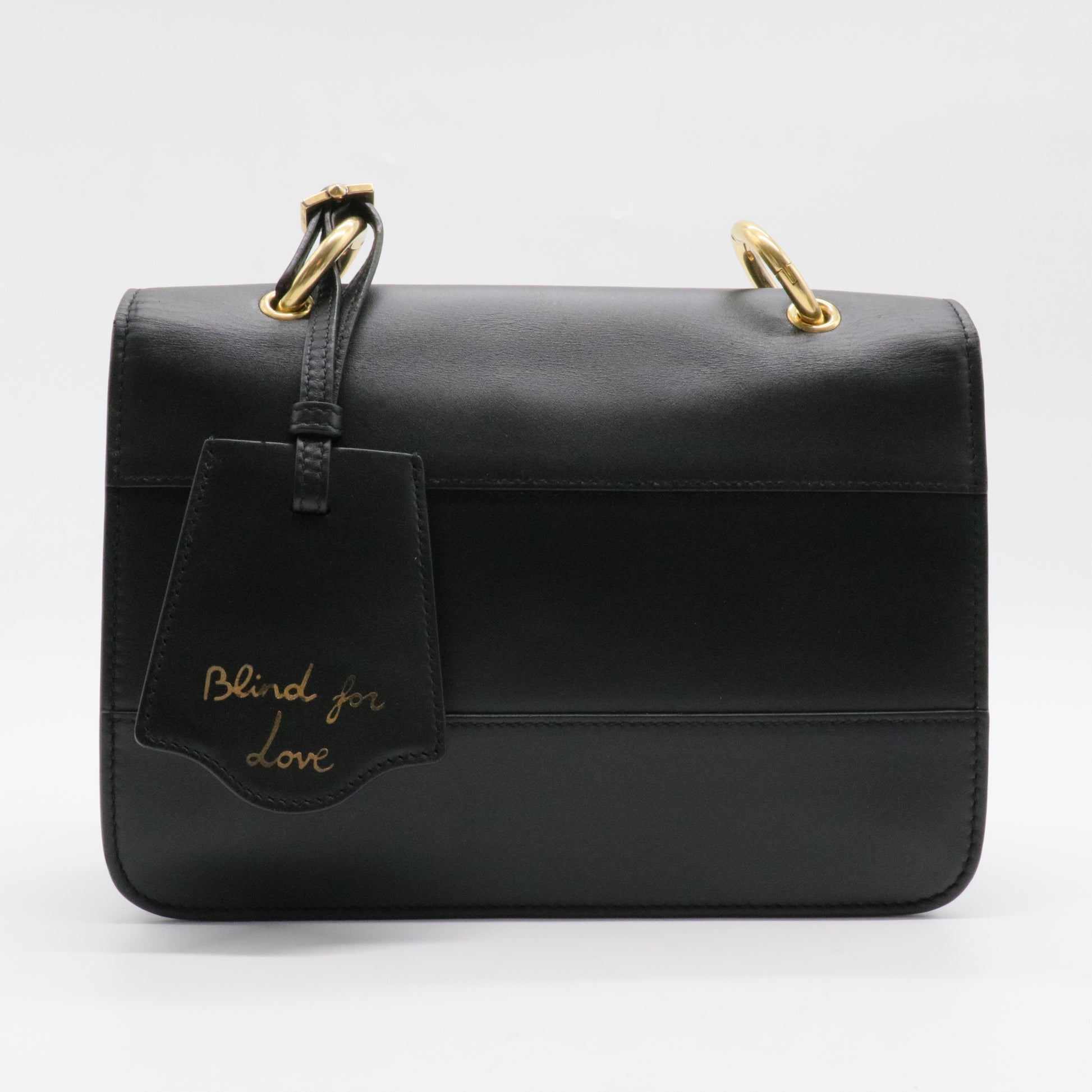 Queen Margaret Flap Bag Colorblock Leather Medium