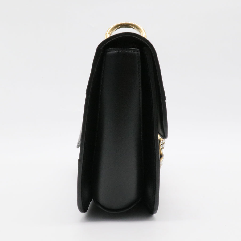 Queen Margaret Flap Bag Colorblock Leather Medium