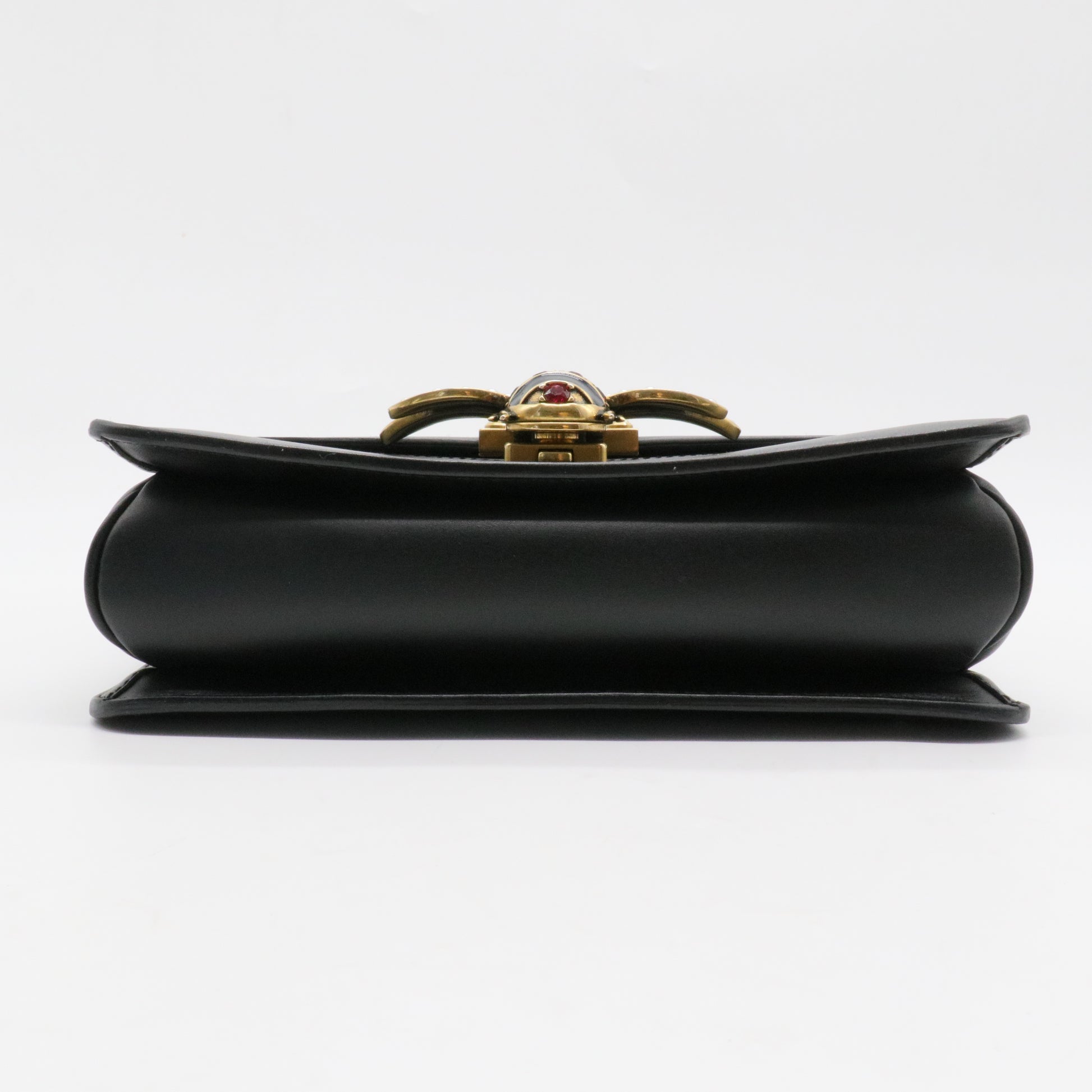 Queen Margaret Flap Bag Colorblock Leather Medium