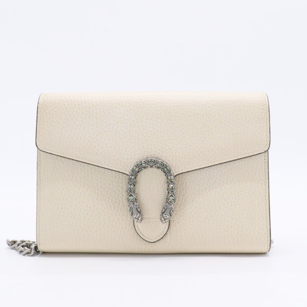 Dionysus Chain Wallet Leather with Embellished Detail Small