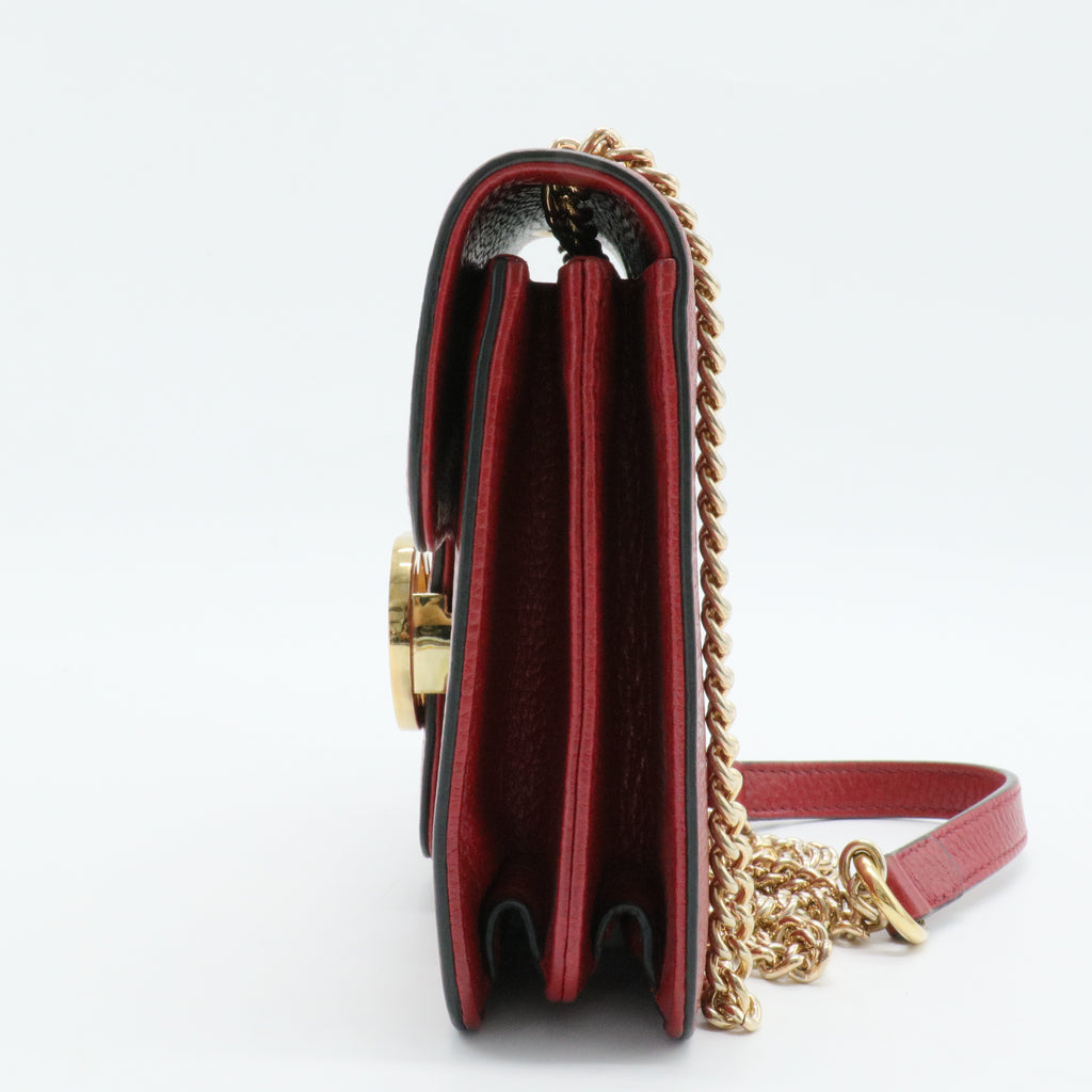 Interlocking Shoulder Bag Leather Small