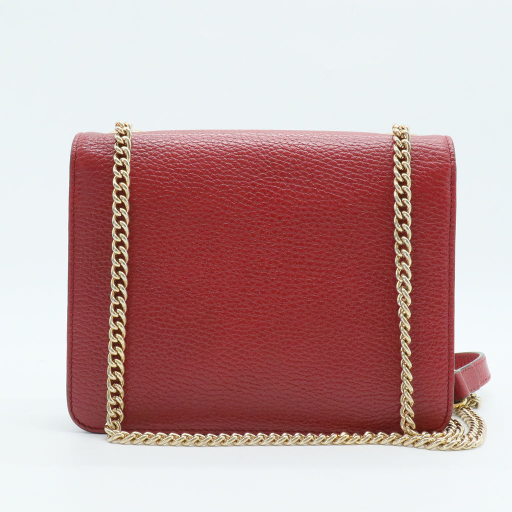 Interlocking Shoulder Bag Leather Small