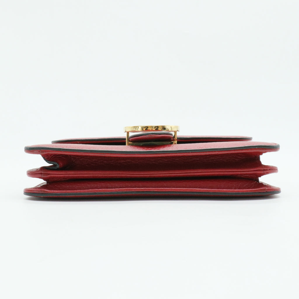 Interlocking Shoulder Bag Leather Small
