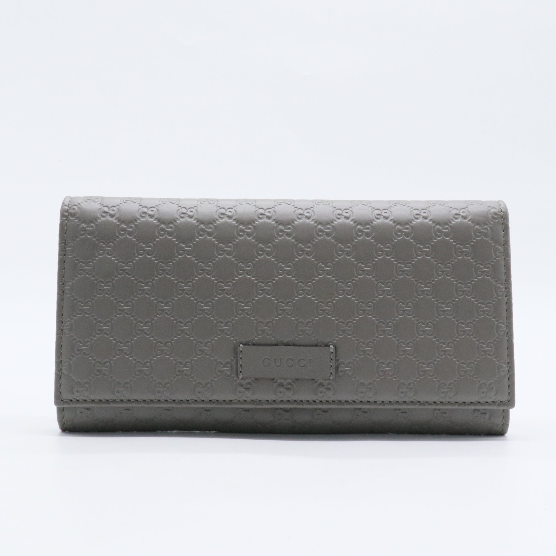 Flap Wallet Microguccissima Leather Long Mush