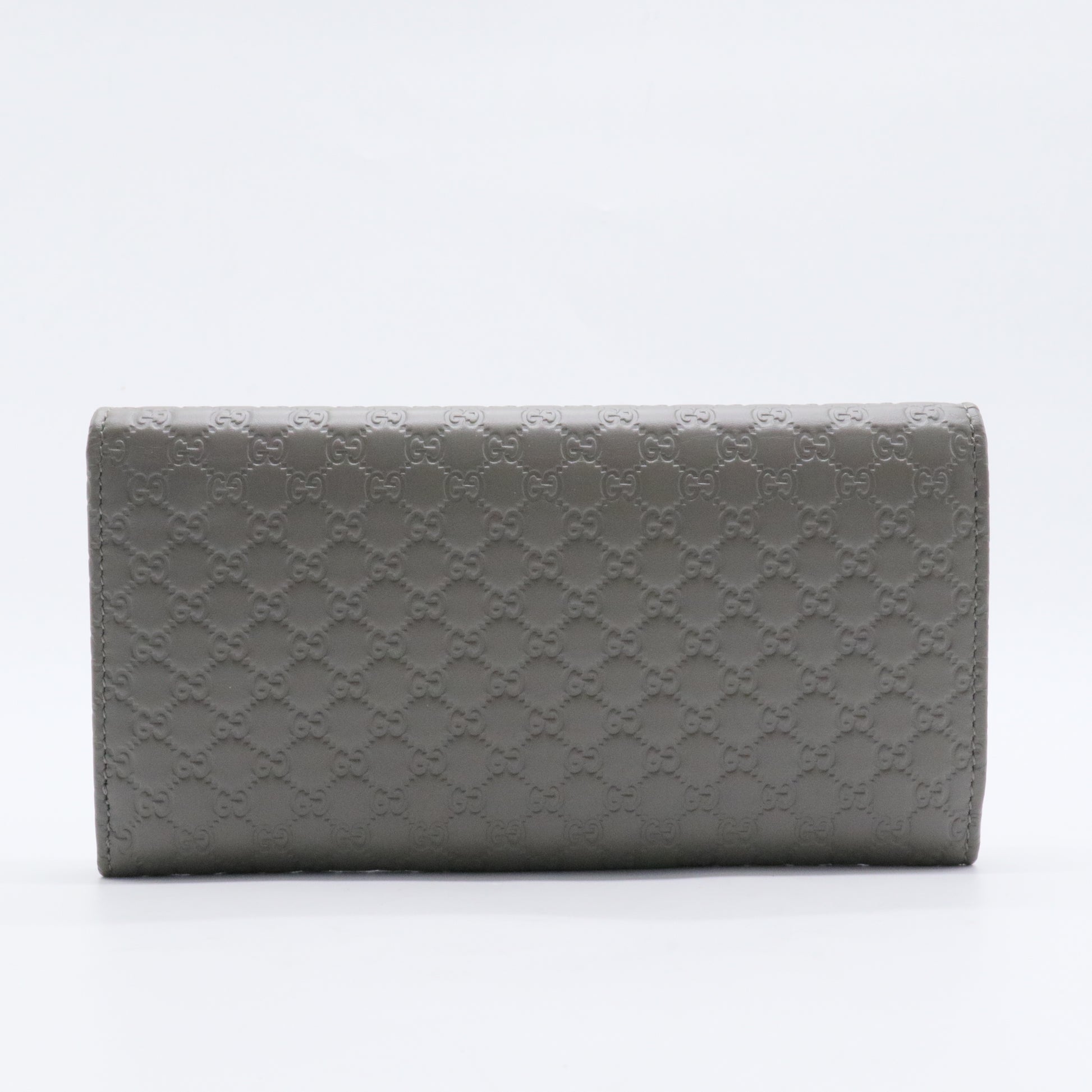 Flap Wallet Microguccissima Leather Long Mush