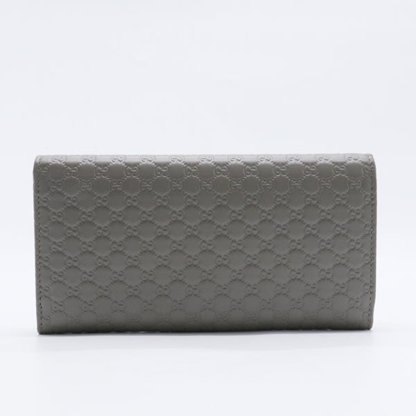 Flap Wallet Microguccissima Leather Long