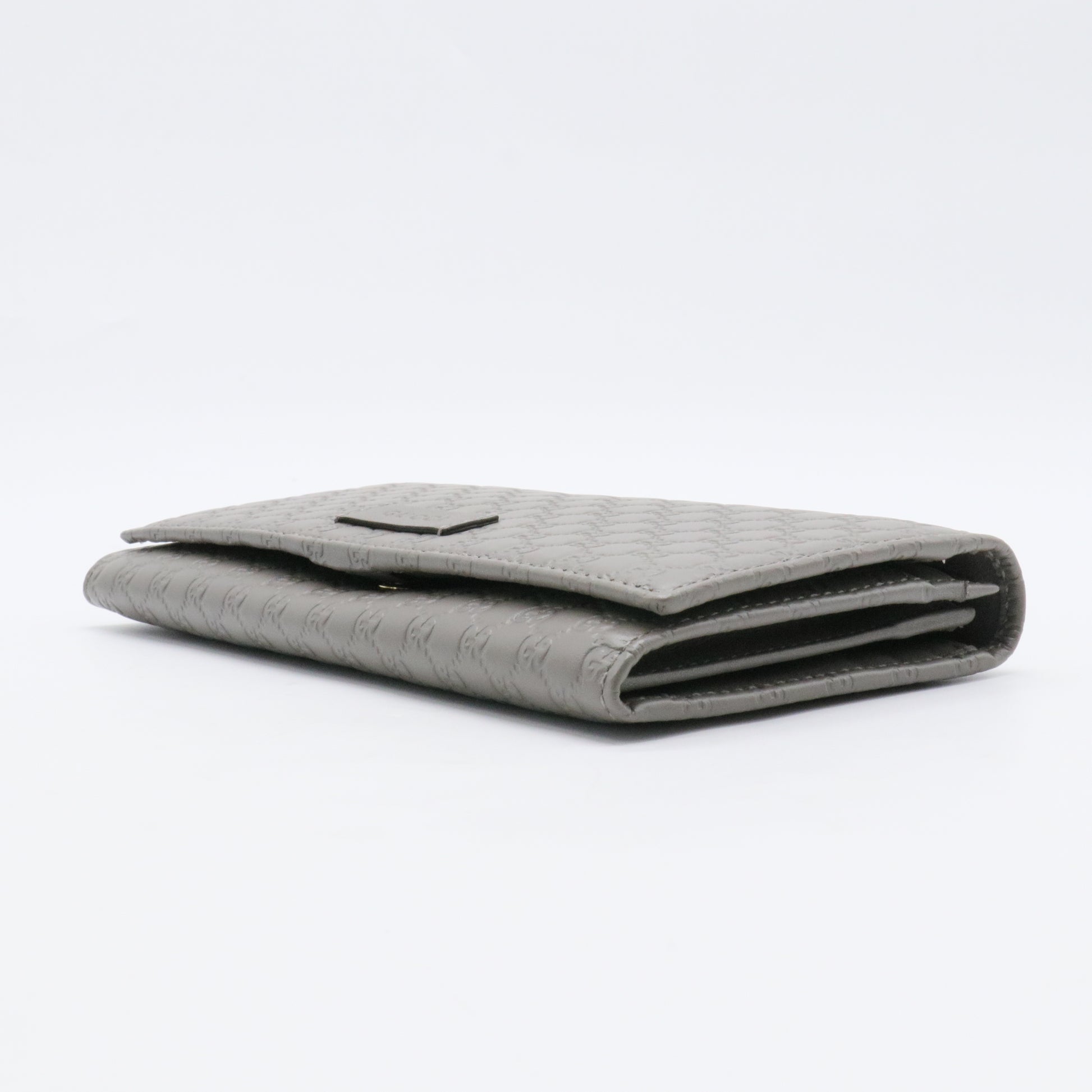Flap Wallet Microguccissima Leather Long Mush
