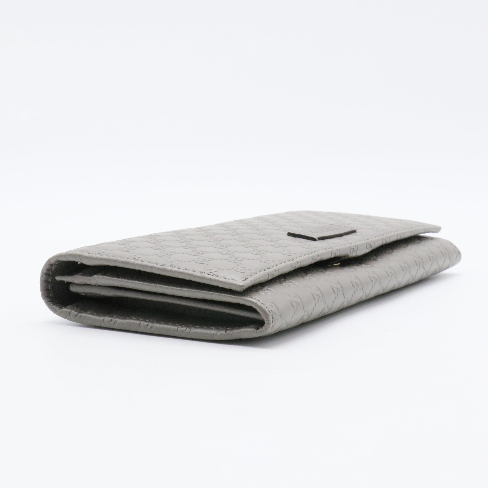 Flap Wallet Microguccissima Leather Long Mush