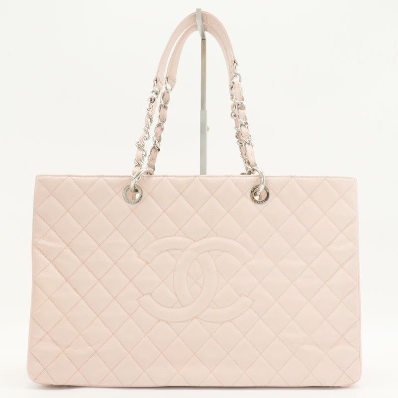 Grand Shopping Tote Quilted Caviar XL