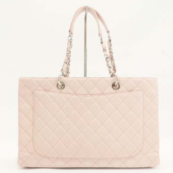 Grand Shopping Tote Quilted Caviar XL