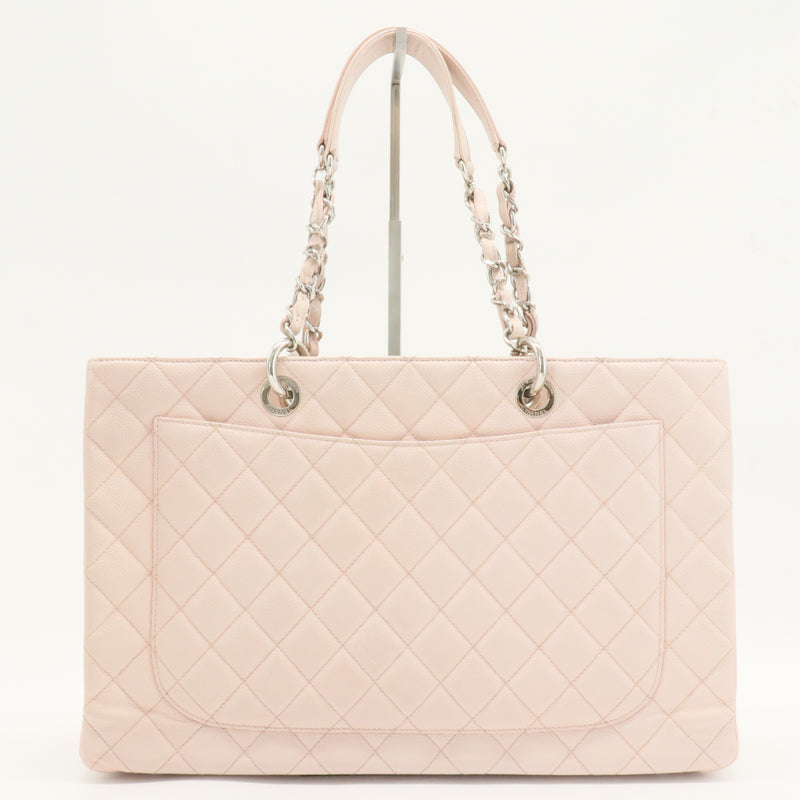 Grand Shopping Tote Quilted Caviar XL