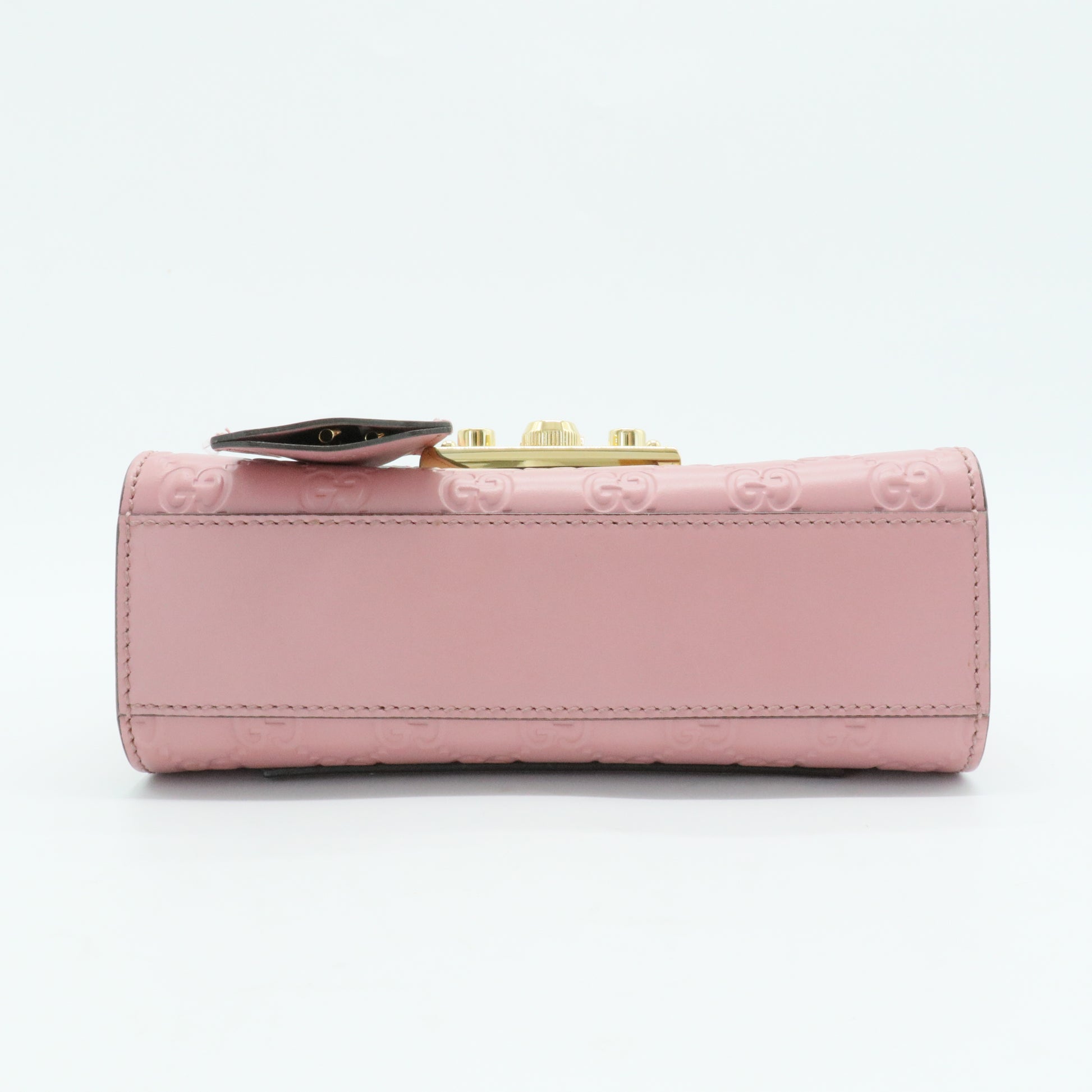 Padlock Shoulder Bag Guccissima Leather Small