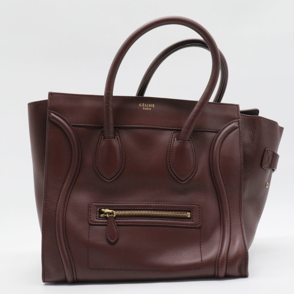 Luggage Bag Smooth Leather Micro
