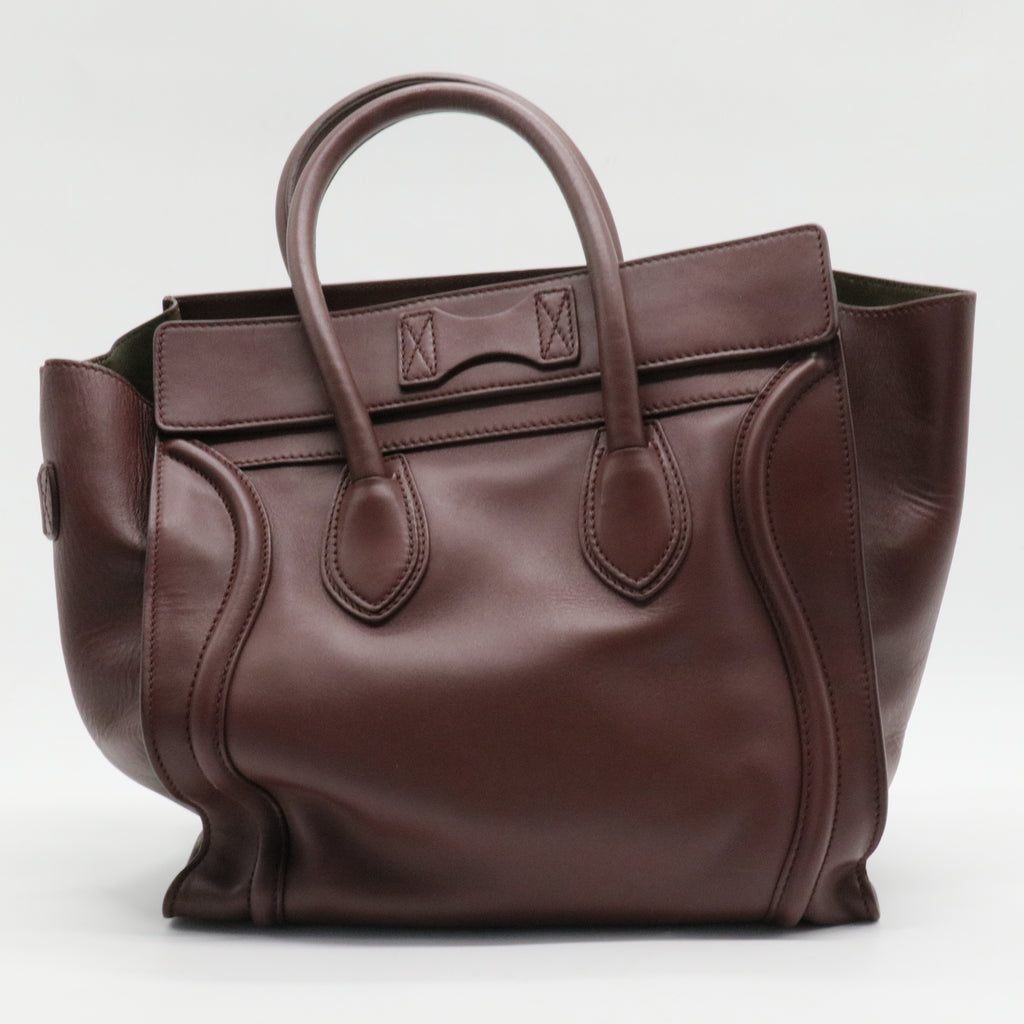 Luggage Bag Smooth Leather Micro