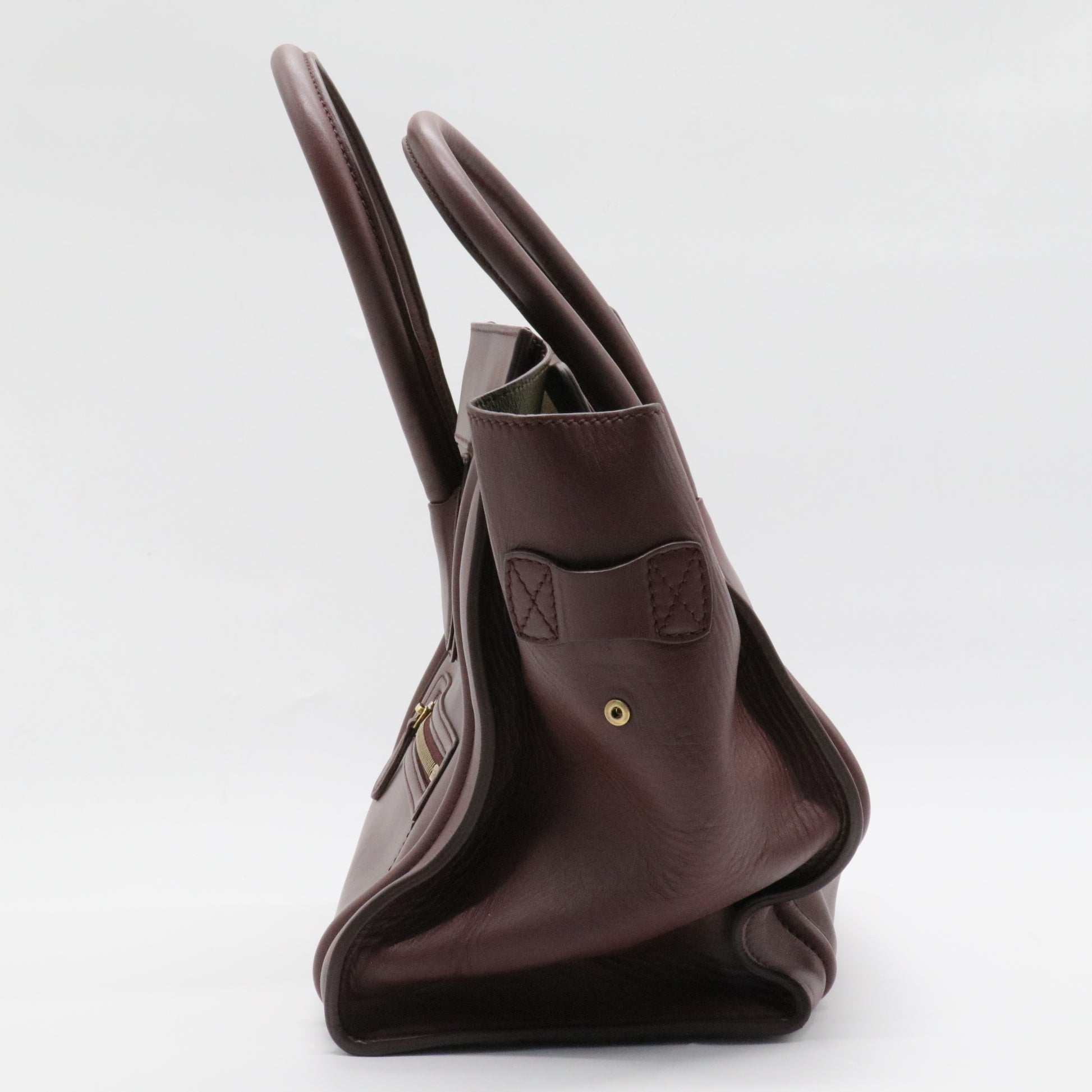 Luggage Bag Smooth Leather Micro