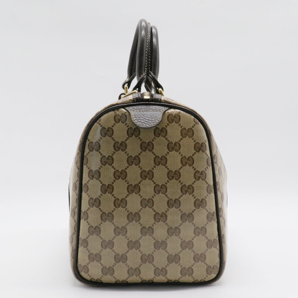 Joy Boston Bag GG Coated Canvas Medium