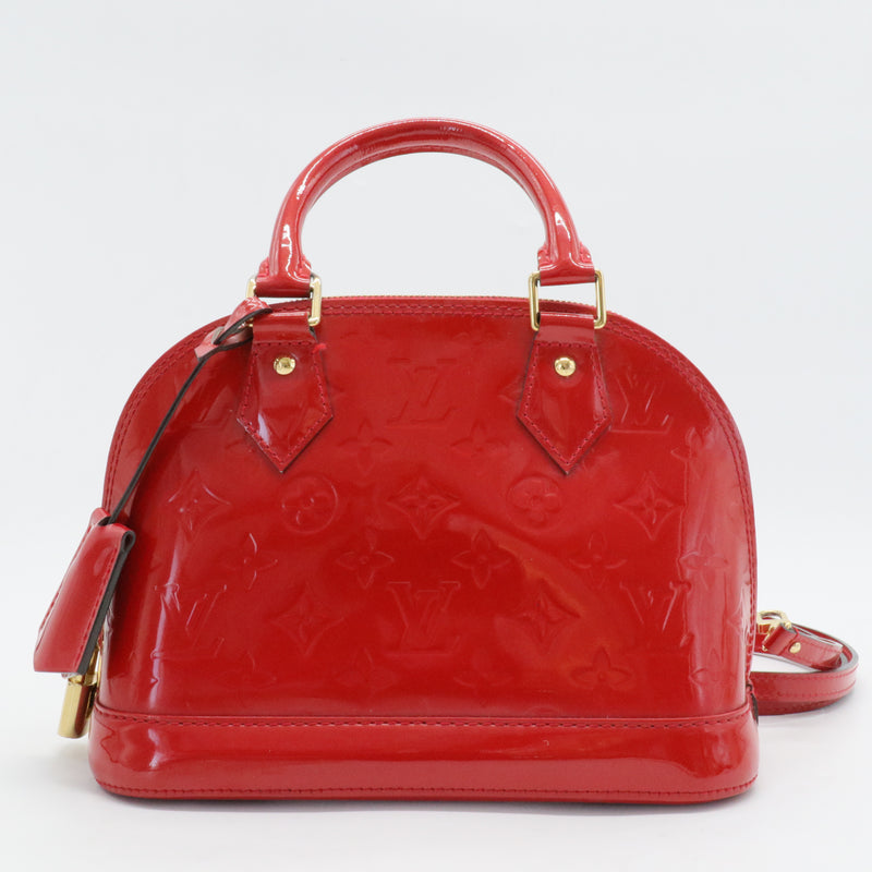 Alma Handbag Monogram Vernis BB