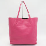 Leather Tote Bag Shoulder Bag Pink