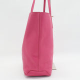 Leather Tote Bag Shoulder Bag Pink