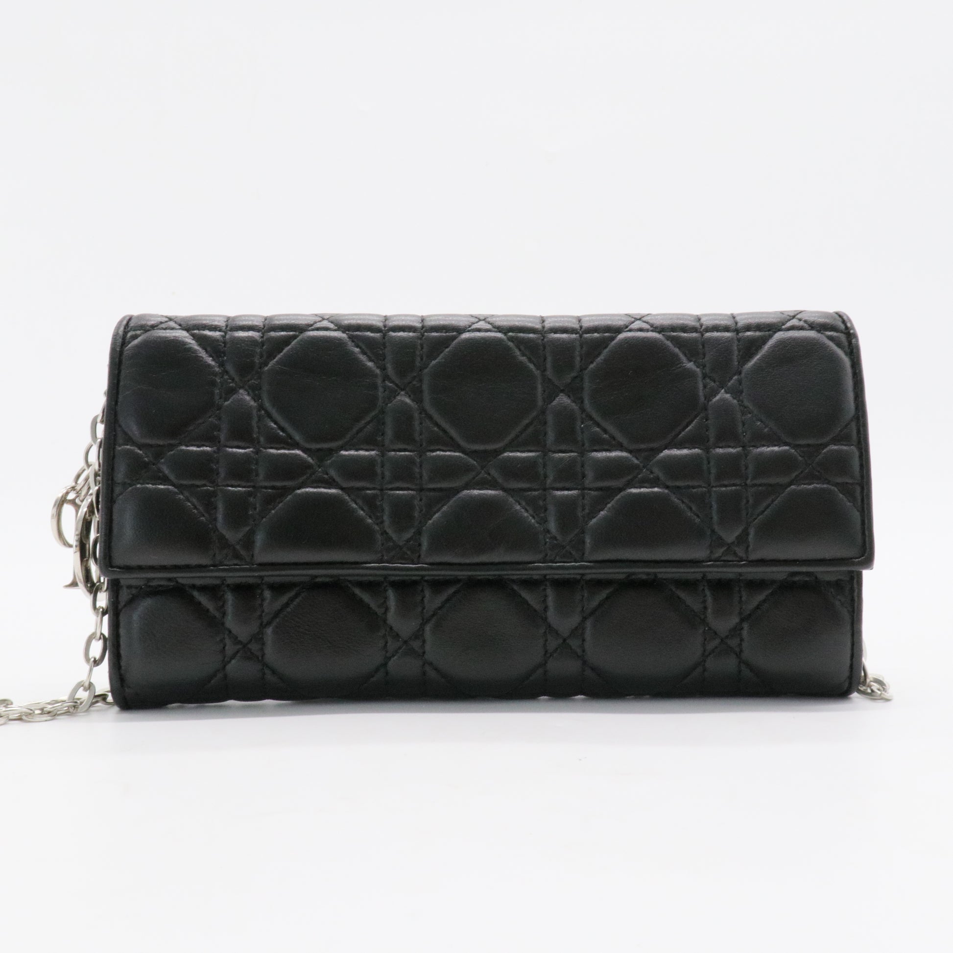 Lady Dior Croisiere Chain Wallet Cannage Quilt Lambskin