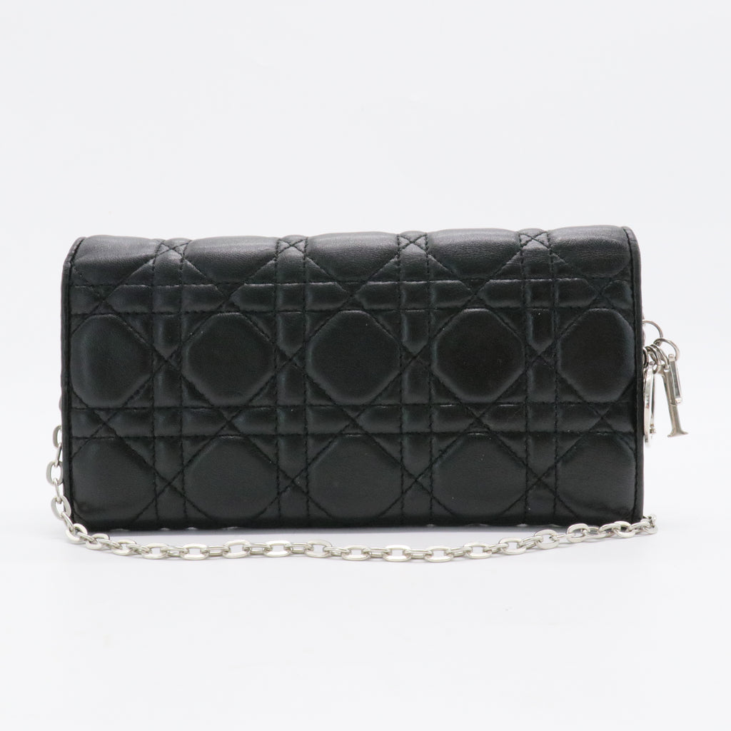 Lady Dior Croisiere Chain Wallet Cannage Quilt Lambskin
