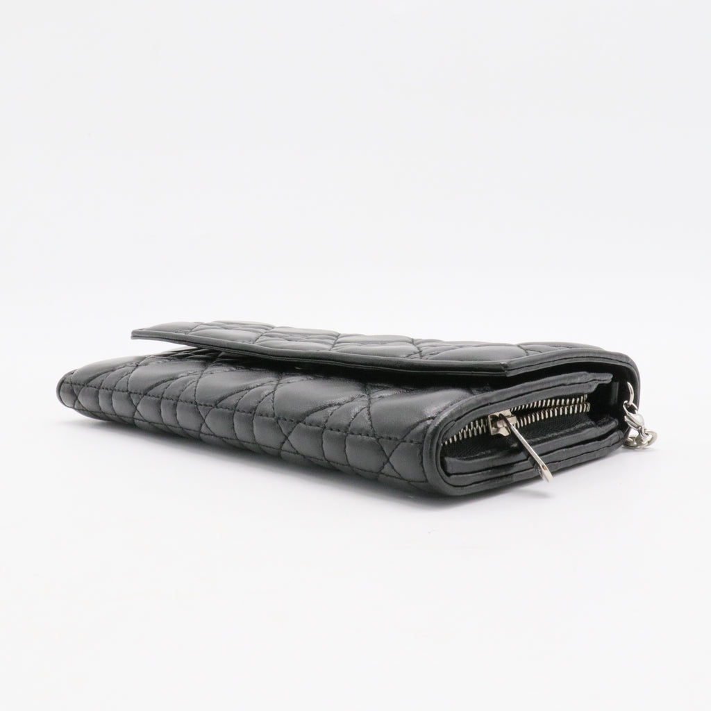 Lady Dior Croisiere Chain Wallet Cannage Quilt Lambskin
