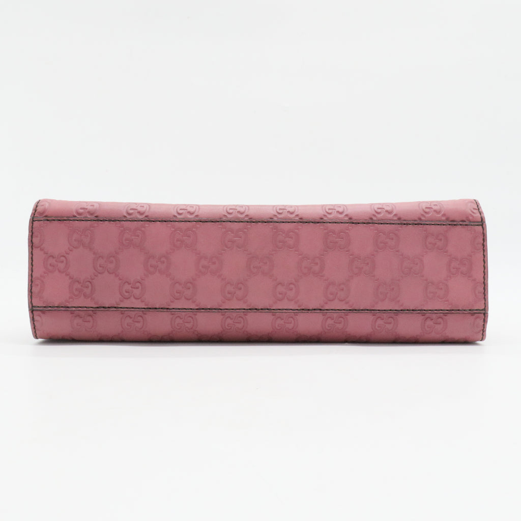 Emily Chain Flap Shoulder Bag Guccissima Leather Large