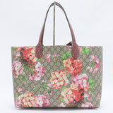 Tote Blooms GG Print Leather Medium