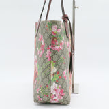 Tote Blooms GG Print Leather Medium