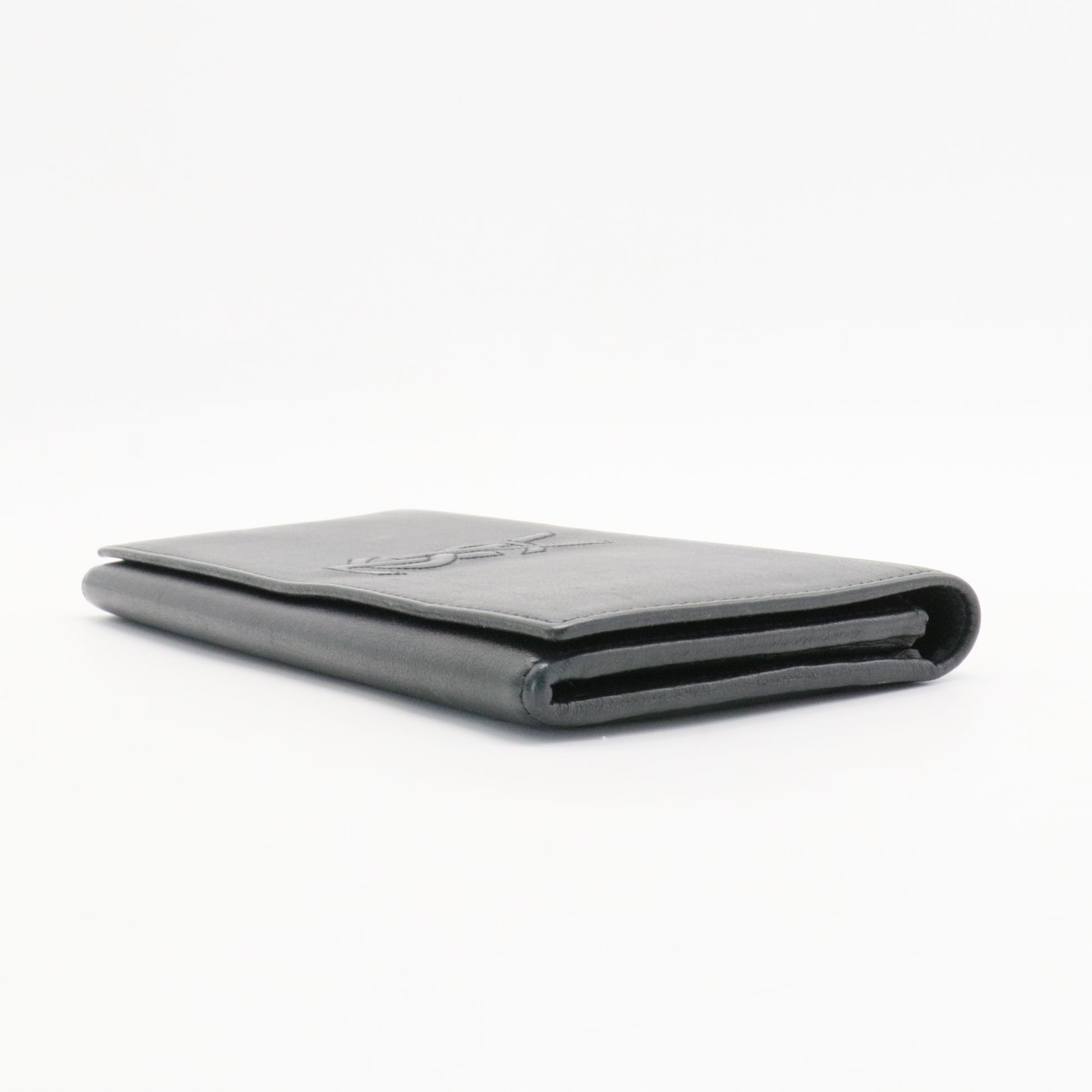 Saint Laurent  Chevre Belle De Jour Flap Wallet Black