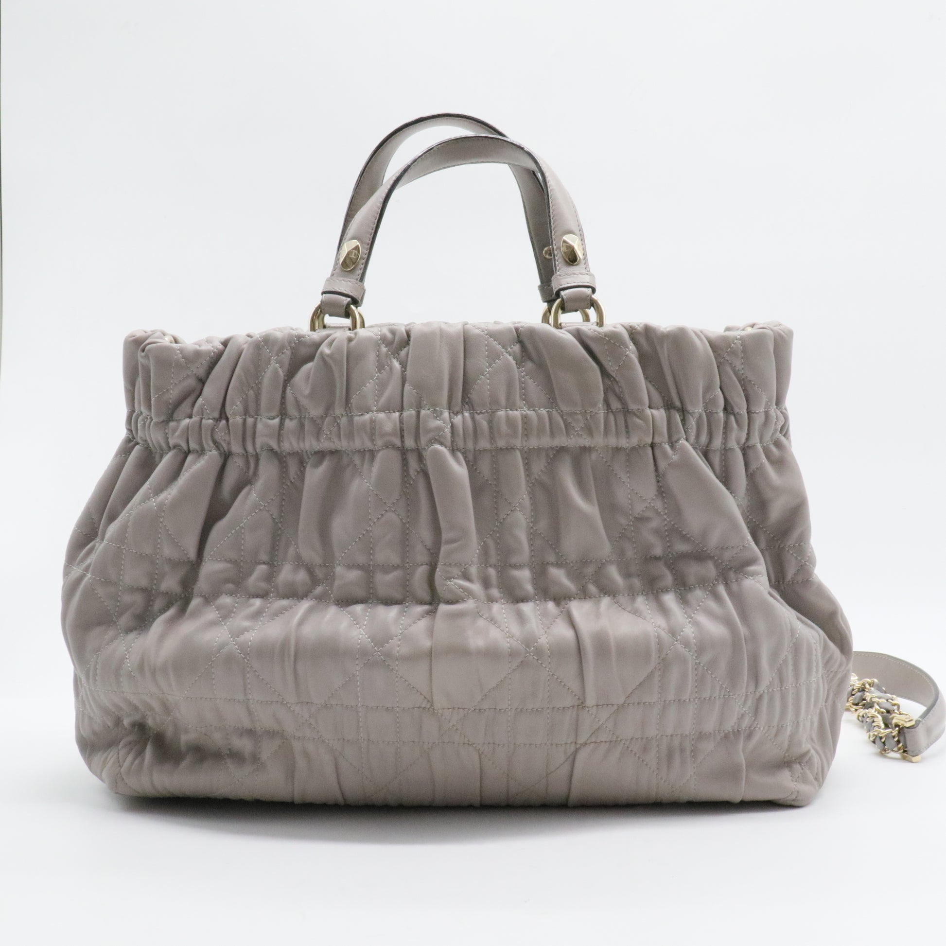 Delices Tote Cannage Quilt Leather