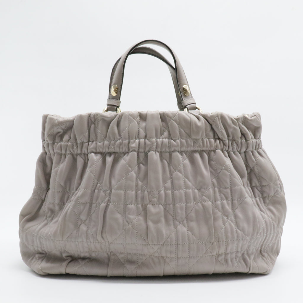 Delices Tote Cannage Quilt Leather