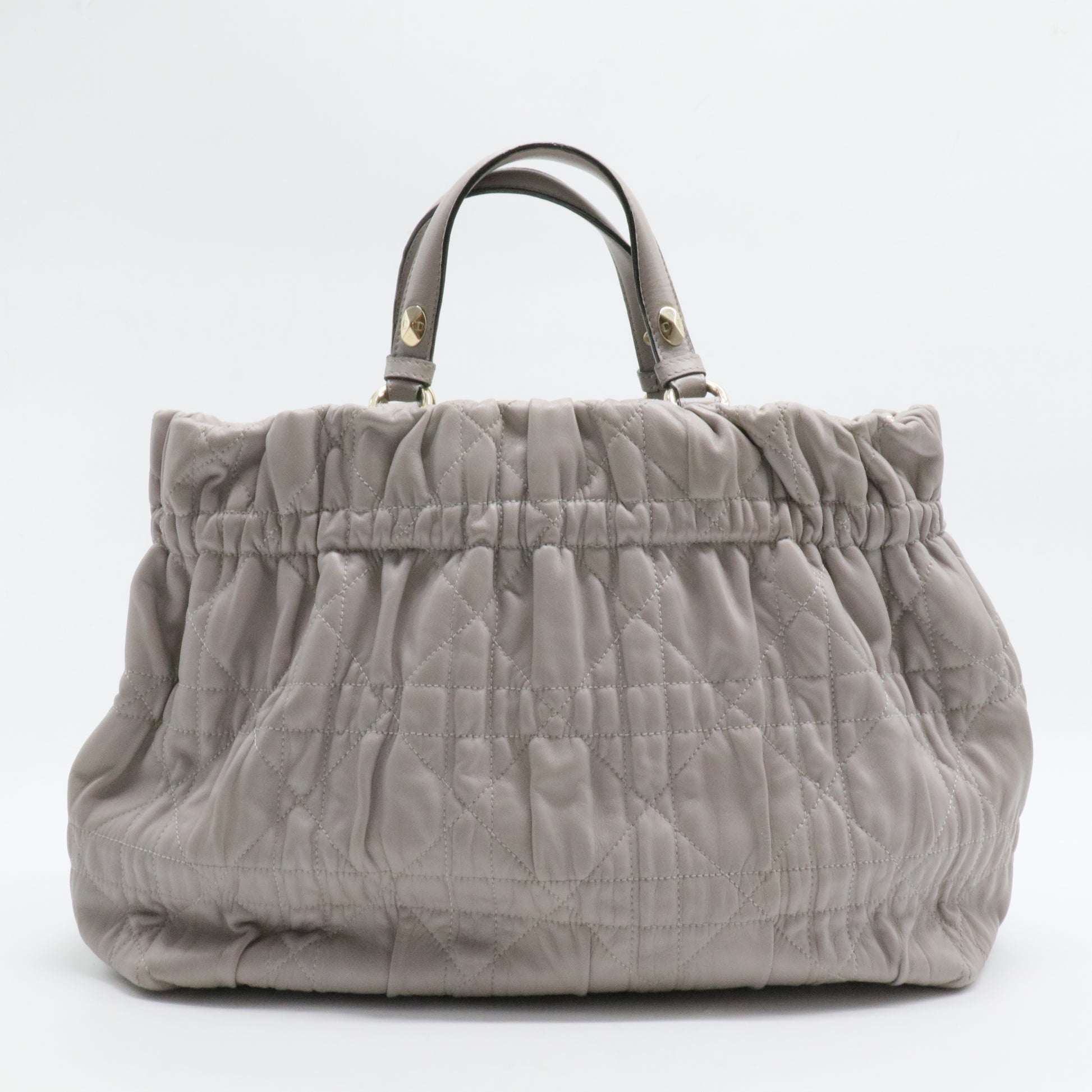 Delices Tote Cannage Quilt Leather