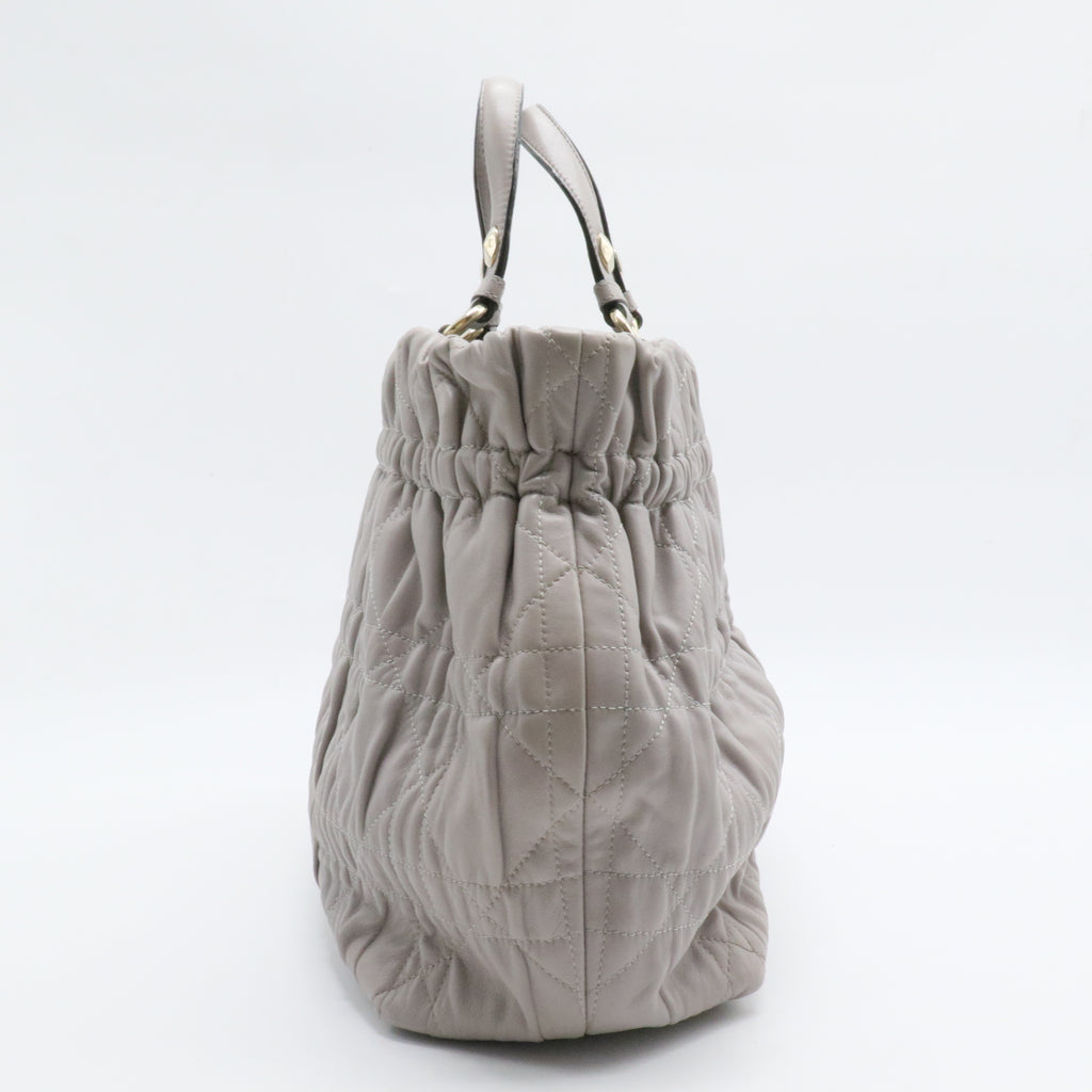 Delices Tote Cannage Quilt Leather