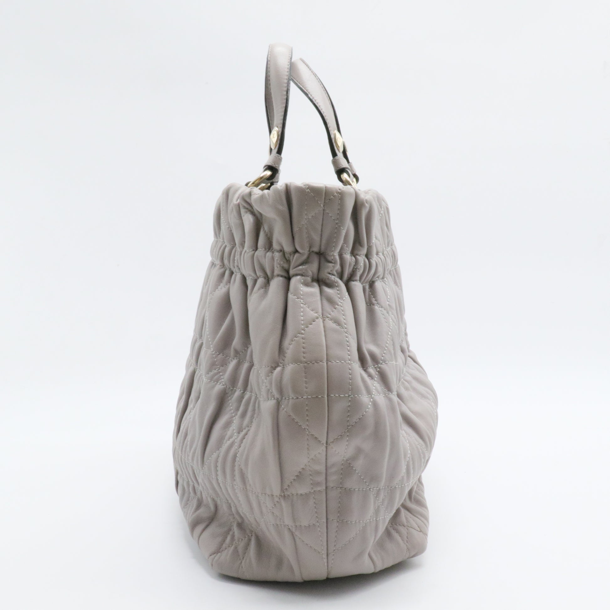 Delices Tote Cannage Quilt Leather