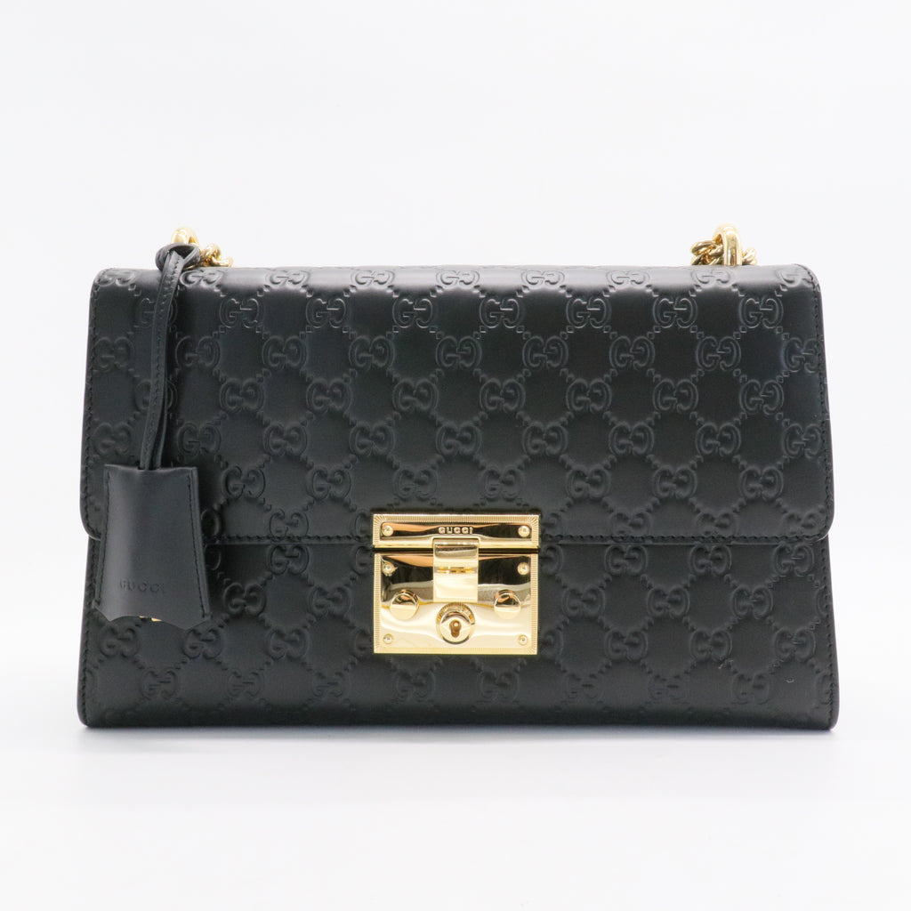 Padlock Shoulder Bag Guccissima Leather Medium