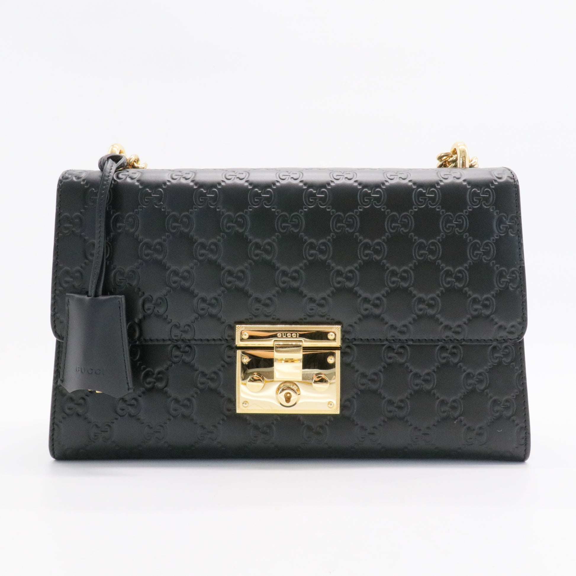 Padlock Shoulder Bag Guccissima Leather Medium